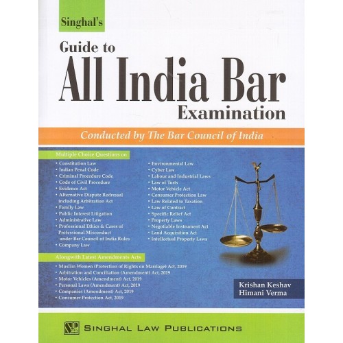 Singhal's Guide to All India Bar Examination 2020 [AIBE] by Krishan Keshav, Himani Verma